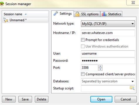 Toradh íomhá ar SQL Database Web Interface