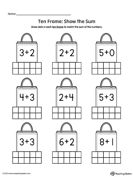 Simple Addition Math Worksheets Printable に対する画像結果