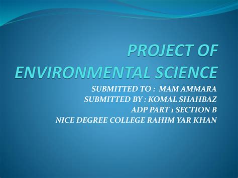 Image result for Science Project Environment