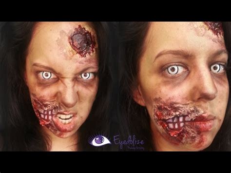 Image result for Zombie Makeup Tutorial with Scabes