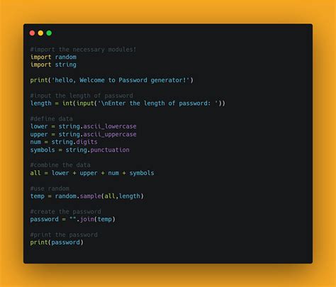 Python Passwort Generator に対する画像結果