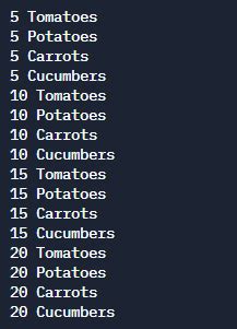Afbeeldingsresultaten voor Python for Loop Exercises