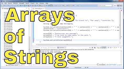 Image result for How to Use Arrays of Strings in Java