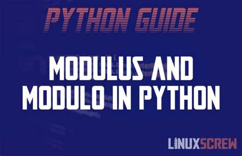 Image result for How to Calculate Modulus in Python