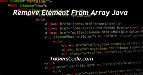 Image result for How to Remove an Element From Array in Java