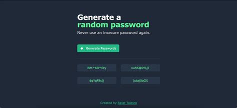 Random Password Generator HTML CSS JavaScript に対する画像結果