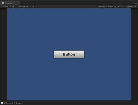 How to Make a Clickable Button in Unity に対する画像結果