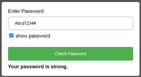 Toradh íomhá ar By JavaScript Write a Code On Password