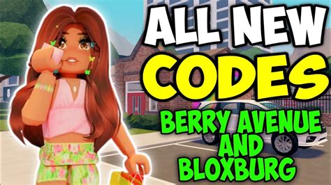 NEW!! BERRY AVENUE ROBLOX CODES 2023 - CODES FOR BERRY AVENUE BLOXBURG ...