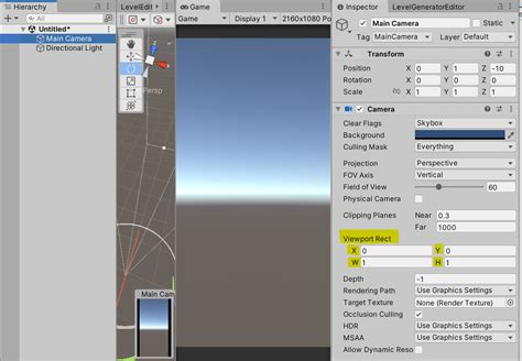 Changing Camera Shape in Unity [TUTORIAL] - Yarsa DevBlog