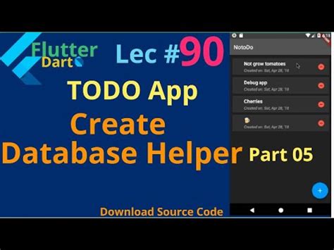 Image result for Database Helper Flutter