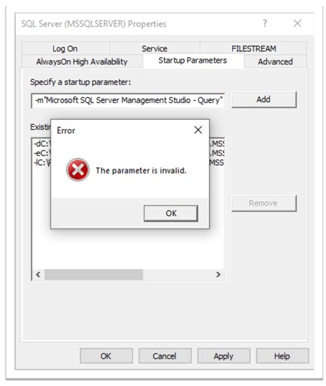 SQL Management Server Single User DB に対する画像結果