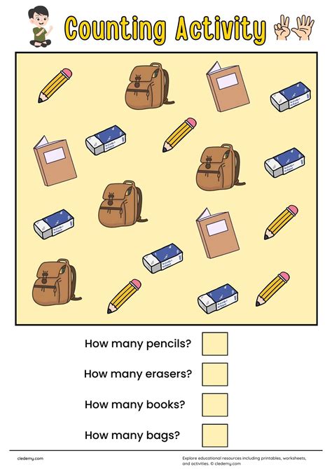 Image result for Math Counting Activity
