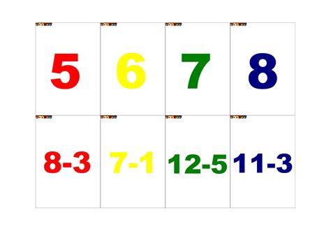 Colorful Number Chart
