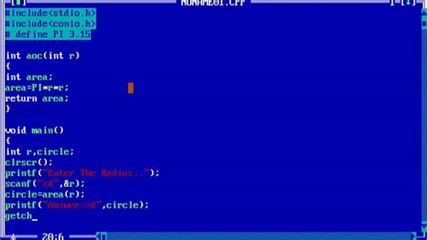 Toradh íomhá ar Area of Triangle Program