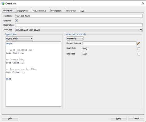 Usando Run Script NoSQL Oracle に対する画像結果