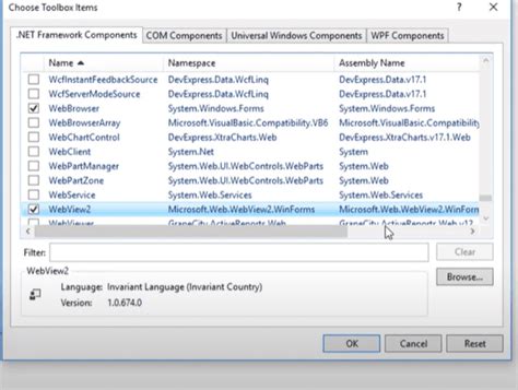 تصویر کا نتیجہ برائے Using Webview2 with Visual Basic