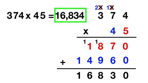 How to Do Standard Algorithm Multiplication に対する画像結果