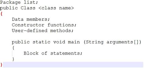 Image result for The Three Optional Structure of Java Program