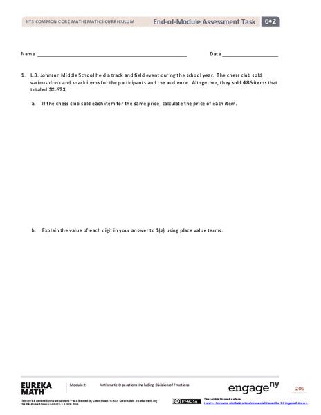 Bildergebnis für Module 4 End of Module Assessment Task Grade 6