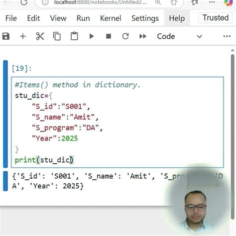 Toradh íomhá ar Python Dictionary Items Method