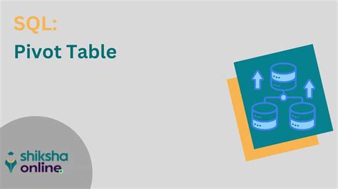 Image result for Pivot in SQLite DB