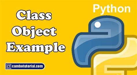 Image result for Python Classes and Objects Tutorial