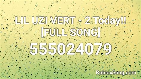 Lil Uzi Vert Roblox ID に対する画像結果