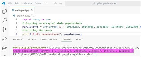 Afbeeldingsresultaten voor Print Array Python