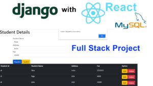 Django Full-Stack Project に対する画像結果