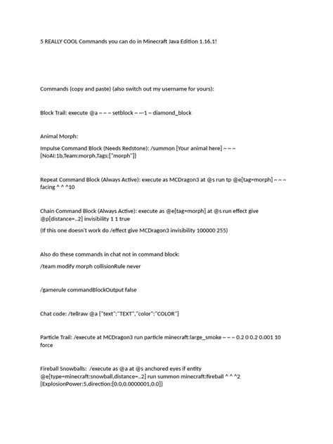 Image result for Minecraft Java Commands