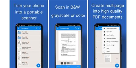 Android Scanning App に対する画像結果