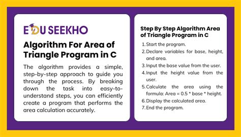 Toradh íomhá ar Area of Triangle Program