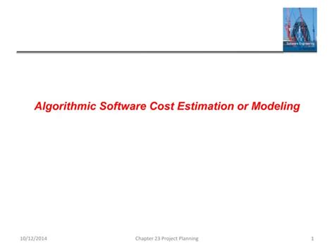 Image result for Algorithmic Cost Modelling