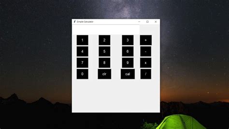 Taschenrechner Python Code に対する画像結果