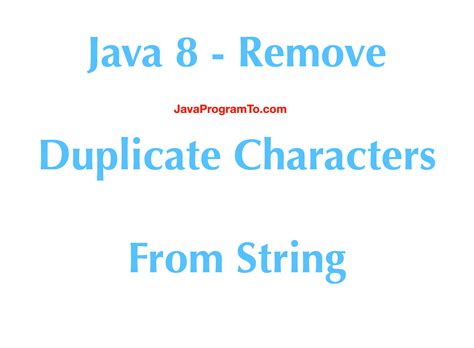 How to Remove a Char From String Java に対する画像結果