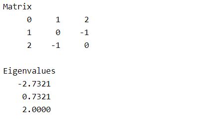 Eigenvector MATLAB に対する画像結果