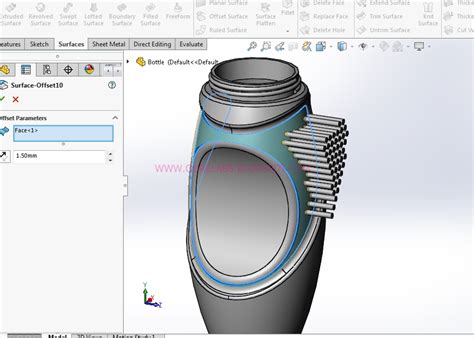 تصویر کا نتیجہ برائے Plastic Modeling SolidWorks