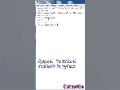 Afbeeldingsresultaten voor difference between append and extend python