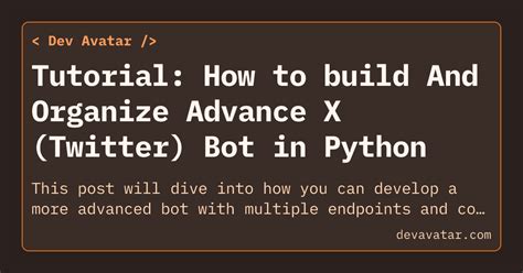 How to Integrate Twitter Developer API in Python に対する画像結果