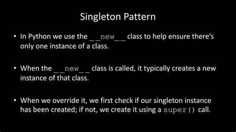 Afbeeldingsresultaten voor singleton pattern python