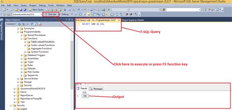 Toradh íomhá ar SSMS Tutorial