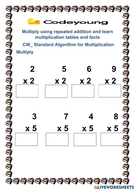 Toradh íomhá ar Multiplication Algorithm Animation
