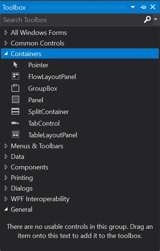 Image result for Visual Studio Tool Box