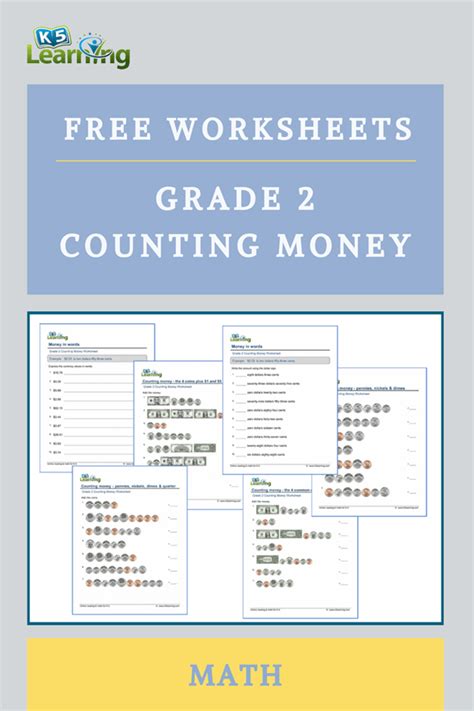 Image result for Counting Money 2nd Grade