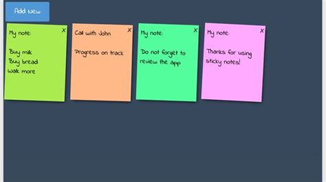 Image result for Simple Sticky Notes App