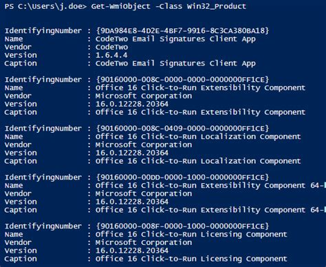 Bildergebnis für PowerShell Get Installed Software