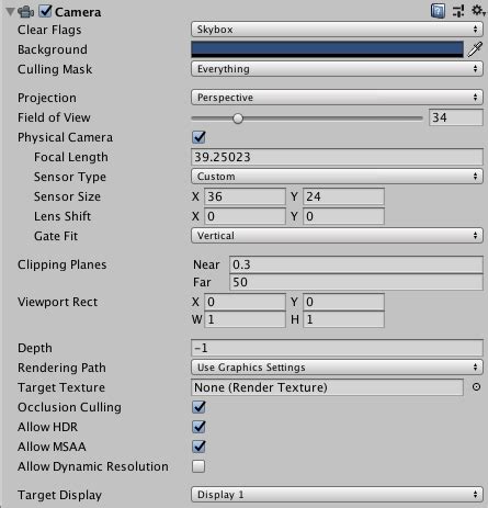 Image result for Unity Camera