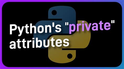 Python Private Attributes に対する画像結果