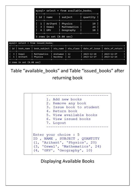 Class 12th CS Project Using MySQL に対する画像結果